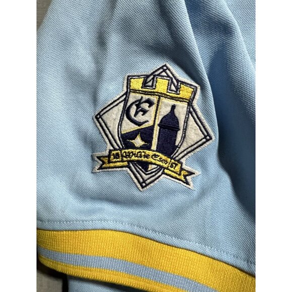 Vintage Willie Esco Baseball‎ Jersey Mens Large Blue Button Sewn Short Sleeve. - Picture 8 of 13